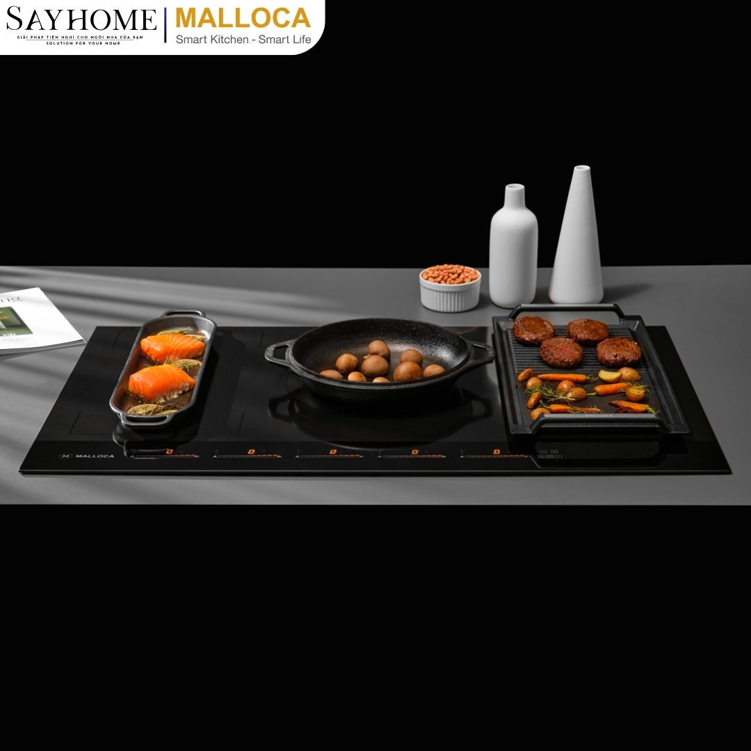 Bếp kính âm 5 từ Malloca Skylux MH-885 tại thành phố Hồ Chí Minh