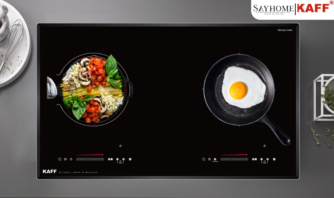 Bếp từ kết hợp hồng ngoại đôi KAFF KF-308IC tại thành phố Hồ Chí Minh