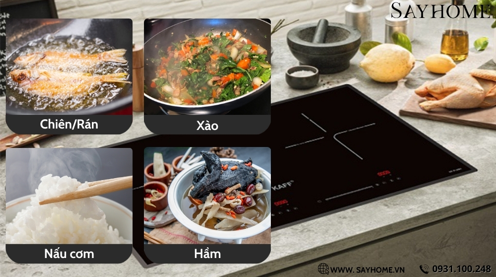 Bếp từ đôi KAFF KF-988II tại thành phố Hồ Chí Minh