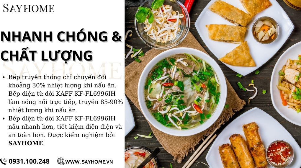 Bếp từ kết hợp hồng ngoại KAFF KF-FL6996IH tại thành phố Hồ Chí Minh