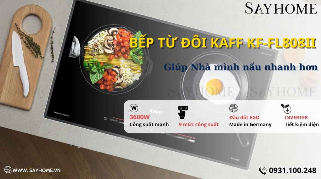 Bếp từ đôi KAFF KF-FL808II tại thành phố Hồ Chí Minh