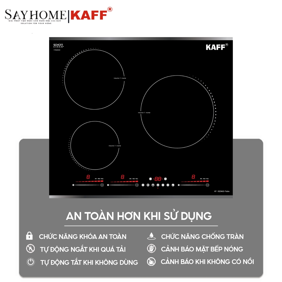Bếp điện từ KAFF KF-SQ5463I Fabio tại thành phố Hồ Chí Minh