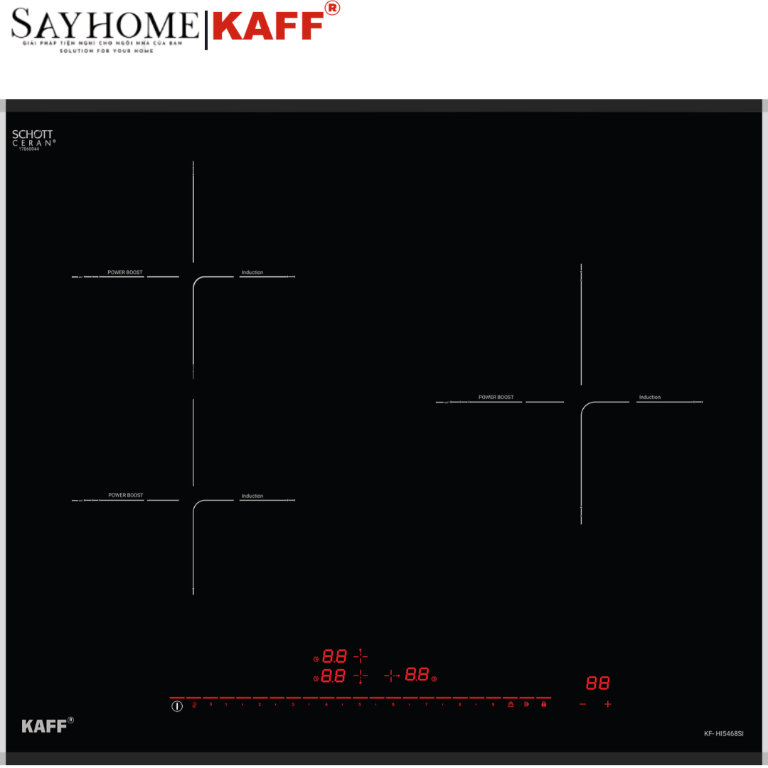 Bếp điện từ KAFF KF-HI5468SI tại thành phố Hồ Chí Minh