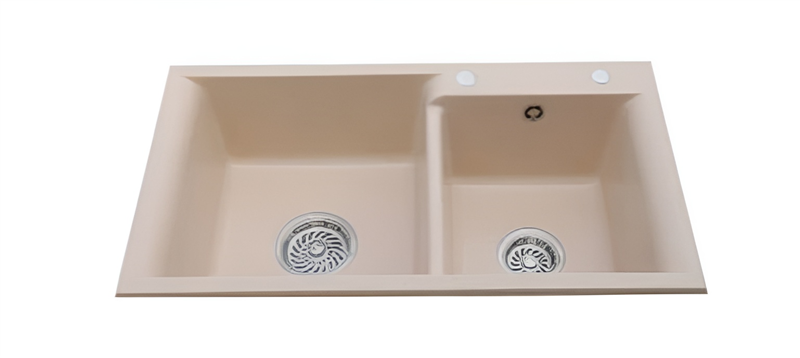 Chậu rửa chén bát đá gramite màu Be 2 hố B-Gem BG-8246Y tại thành phố Hồ Chí Minh