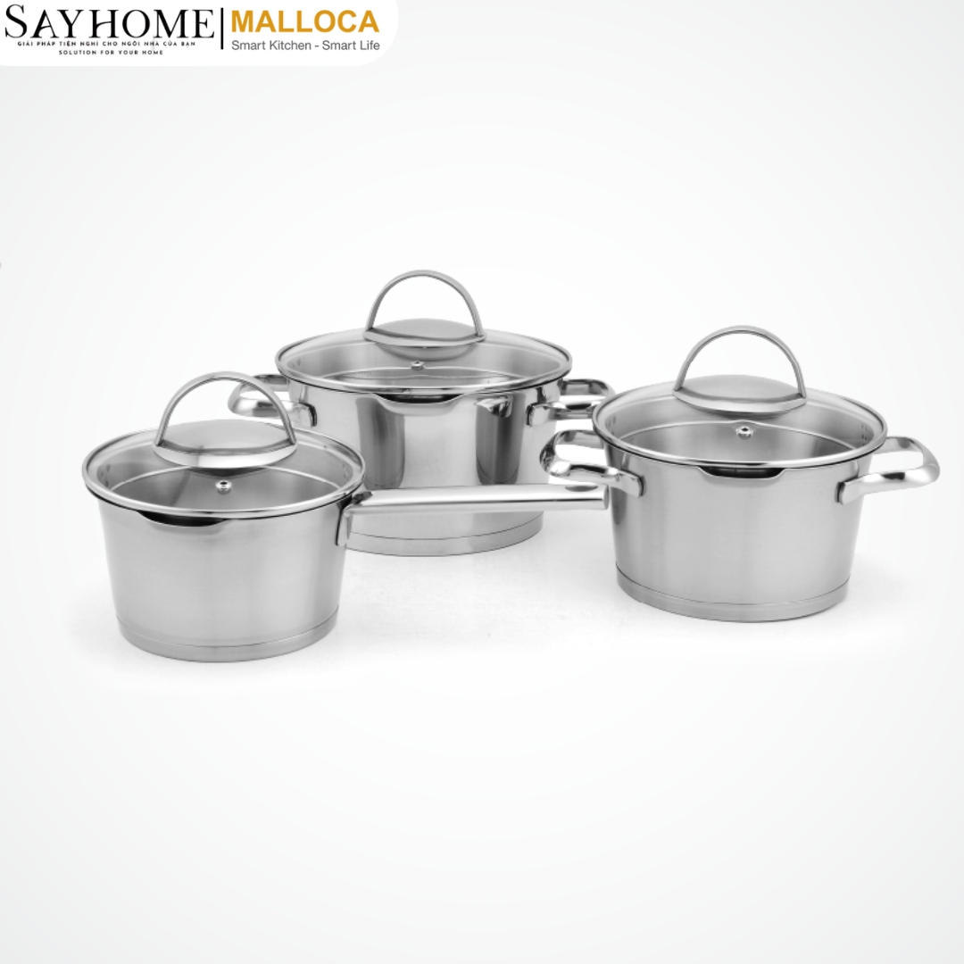 Bộ nồi inox 6 món Malloca SA-1903 tại thành phố Hồ Chí Minh