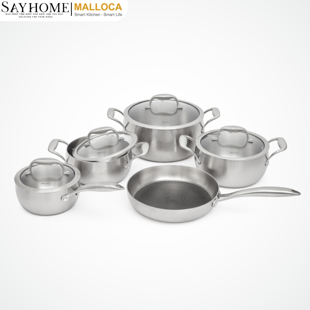 Bộ nồi inox Malloca SA-2041 tại thành phố Hồ Chí Minh