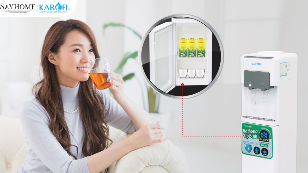 Cây nước nóng lạnh úp bình KAROFI HC16 tại thành phố Hồ Chí Minh