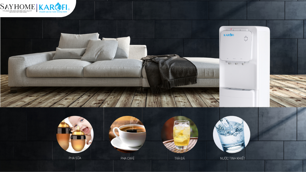 Cây nước nóng lạnh hút bình KAROFI HC19 tại thành phố Hồ Chí Minh