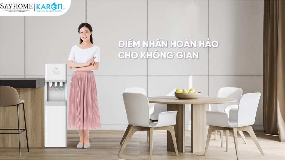 Cây nước nóng lạnh hút bình KAROFI HCV206 tại thành phố Hồ Chí Minh