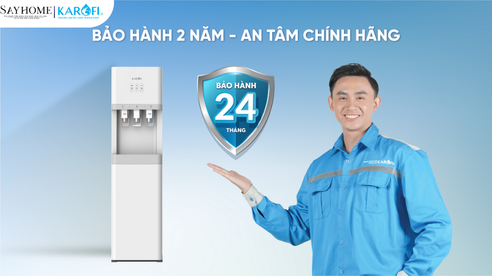 Cây nước nóng lạnh hút bình KAROFI HCV206 tại thành phố Hồ Chí Minh