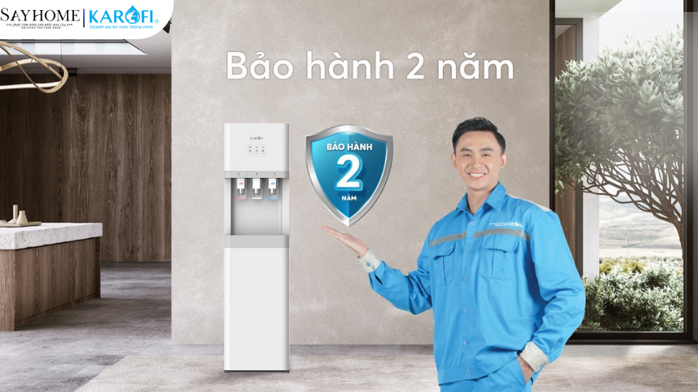 Cây nước nóng lạnh hút bình KAROFI HCV208 tại thành phố Hồ Chí Minh