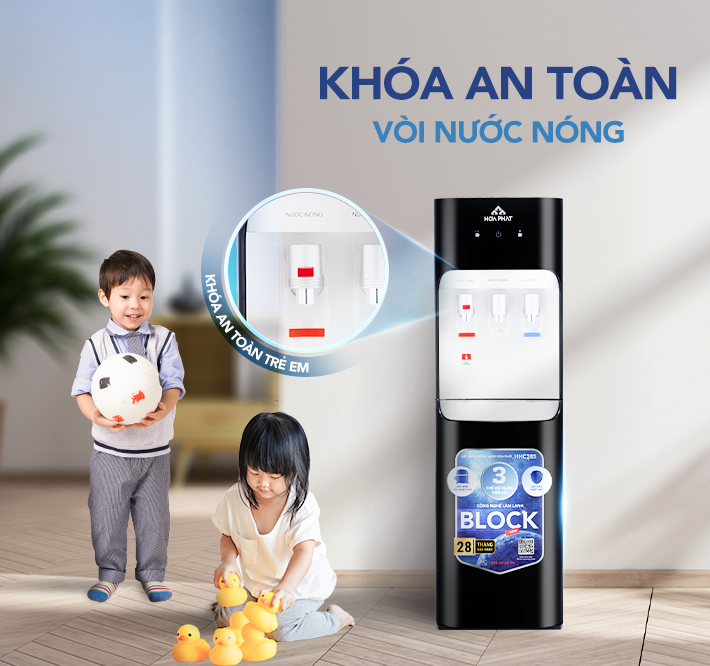 CÂY NƯỚC NÓNG LẠNH HÚT BÌNH HÒA PHÁT HHC385 SAYHOME