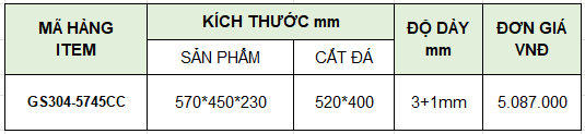 Chậu rửa bát 1 hố GROB GS304-5745CC tại thành phố Hồ Chí Minh