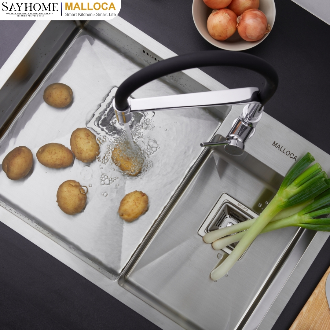 Chậu rửa chén inox Malloca MS 620T tại thành phố Hồ Chí Minh