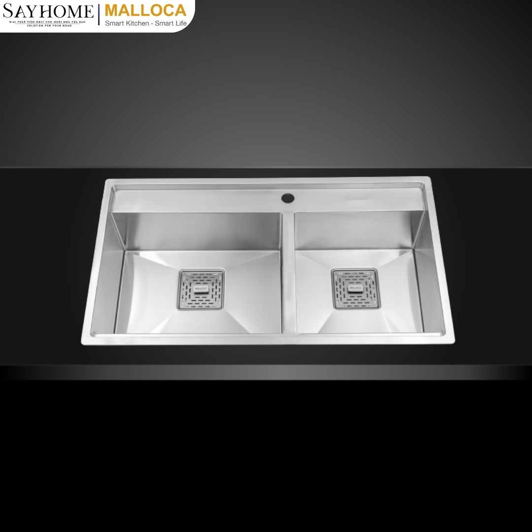 Chậu rửa chén inox Malloca MS 6303 ST tại thành phố Hồ Chí Minh