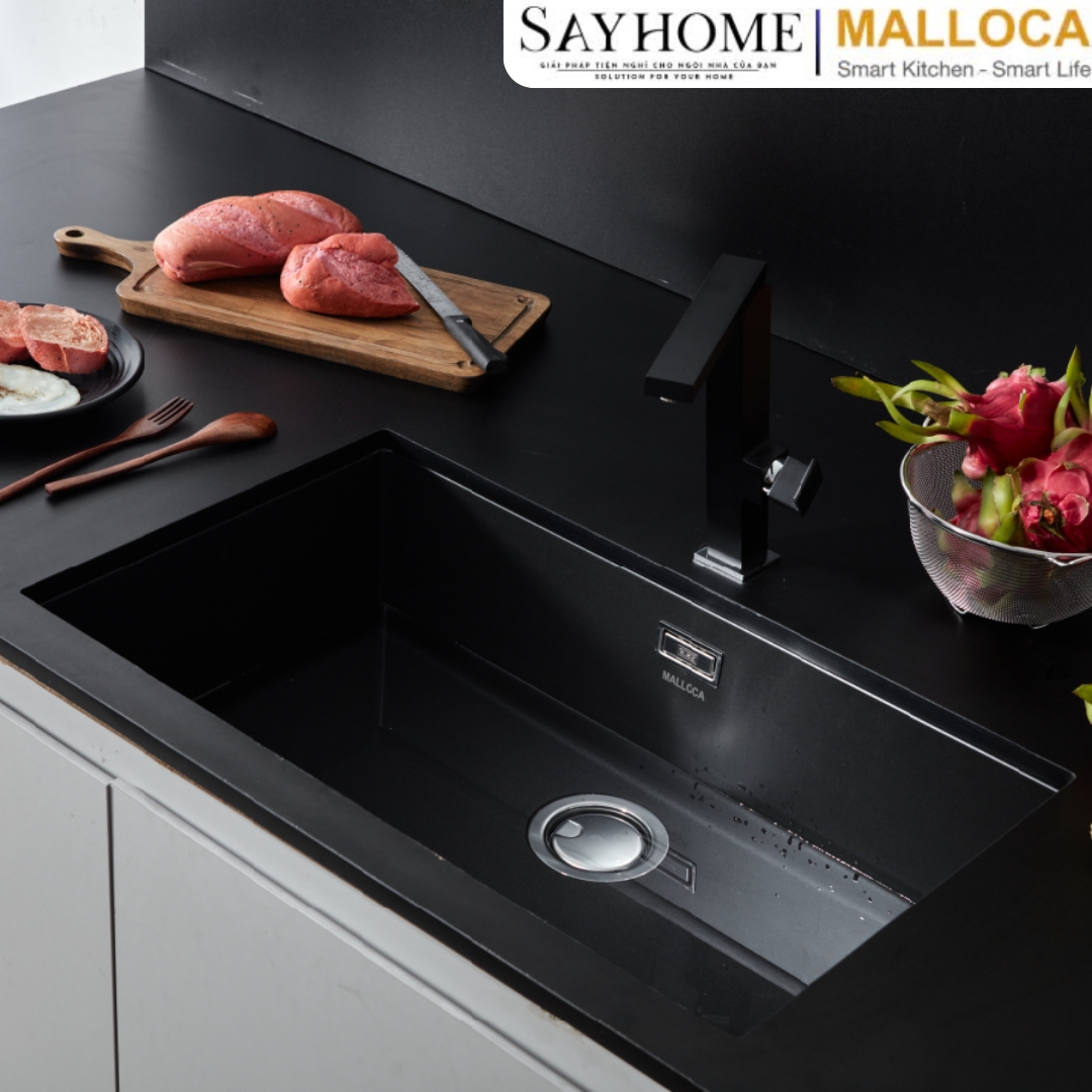 Chậu rửa đá 1 ngăn Malloca ZEN K-13040 tại thành phố Hồ Chí Minh