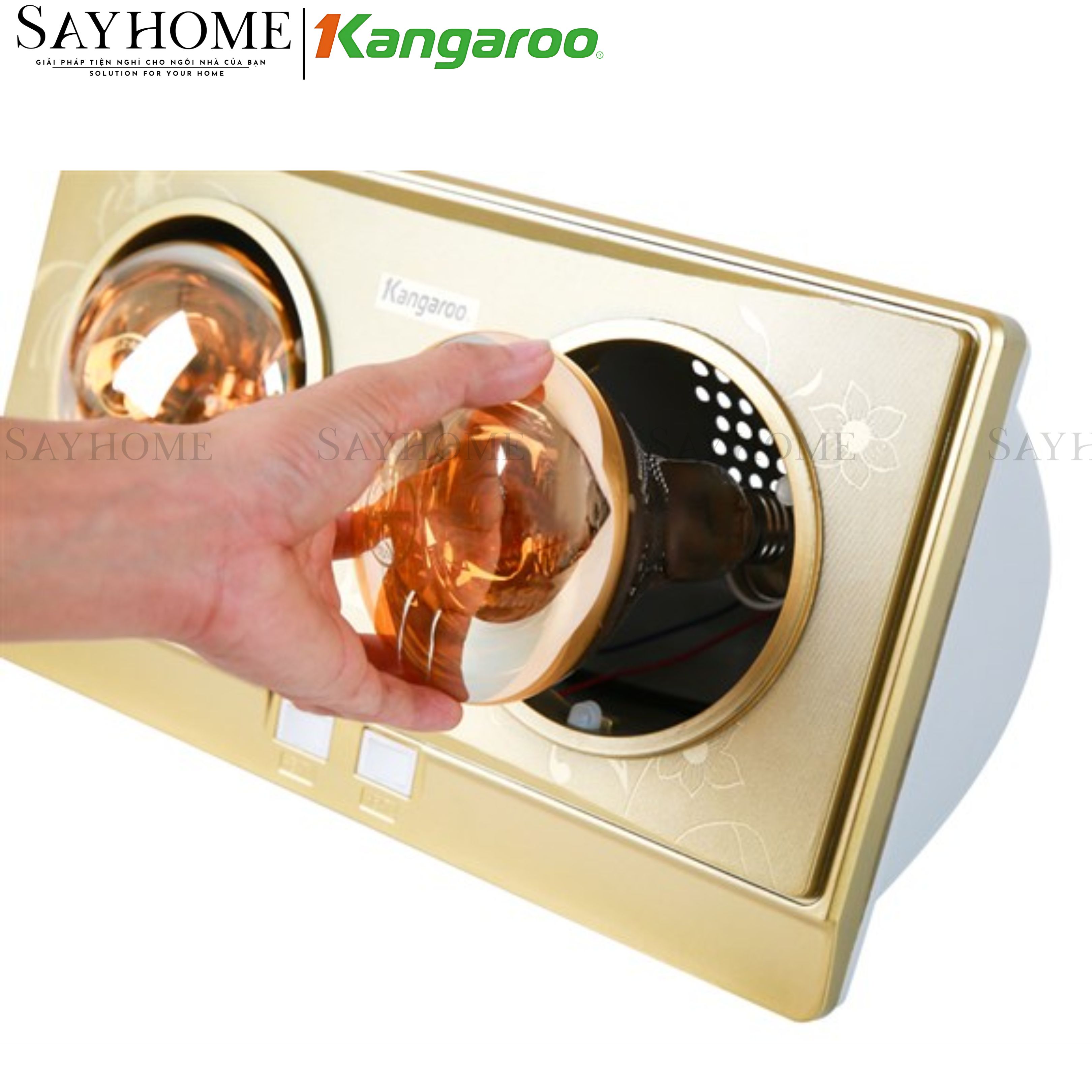 Đèn sưởi nhà tắm Kangaroo KG247V tại thành phố Hồ Chí Minh