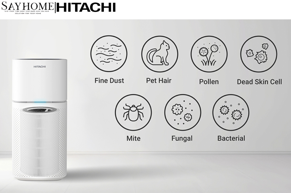 Máy lọc không khí màn hình kỹ thuật số, diện tích phòng 48m2 EP-TZ50 NEW tại thành phố Hồ Chí Minh