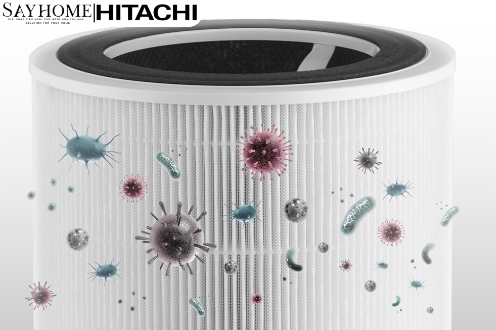 Máy lọc không khí màn hình kỹ thuật số, diện tích phòng 48m2 EP-TZ50 NEW tại thành phố Hồ Chí Minh