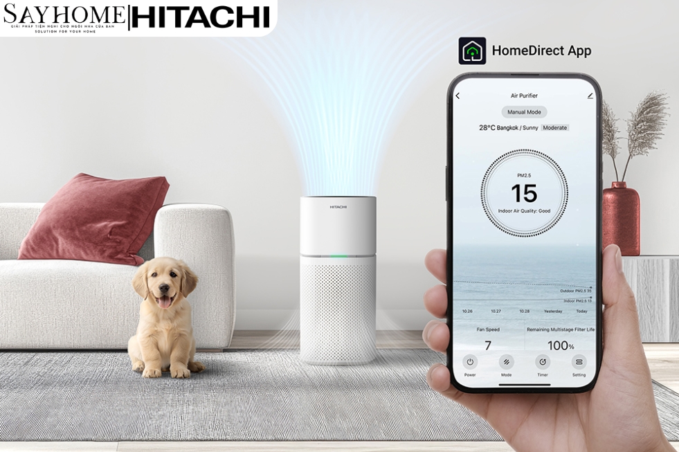 Máy lọc không khí màn hình kỹ thuật số, diện tích phòng 48m2 EP-TZ50 NEW tại thành phố Hồ Chí Minh