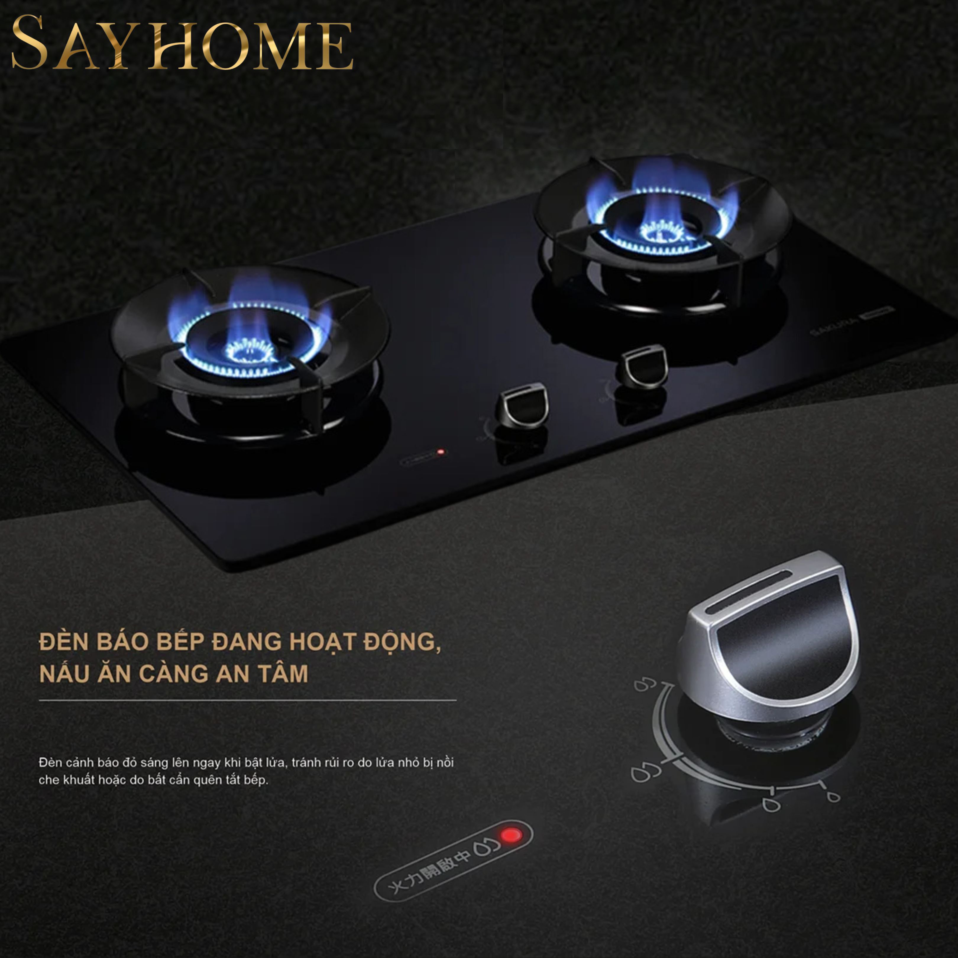 Bếp gas đôi SAKURA G2923AG tại thành phố Hồ Chí Minh