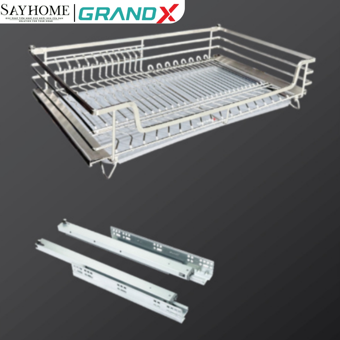 GIÁ BÁT ĐĨA NAN OVAL INOX SUS304 GRANDX XD.60M, XD.70M, XD.80M, XD.90M-SAYHOME