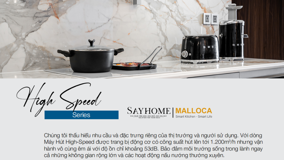 Máy hút mùi áp tường Malloca MC 9086HS tại thành phố Hồ Chí Minh