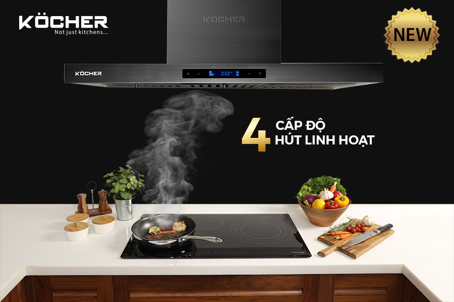 Máy hút mùi kính vác Kocher K-225MI tại thành phố Hồ Chí Minh