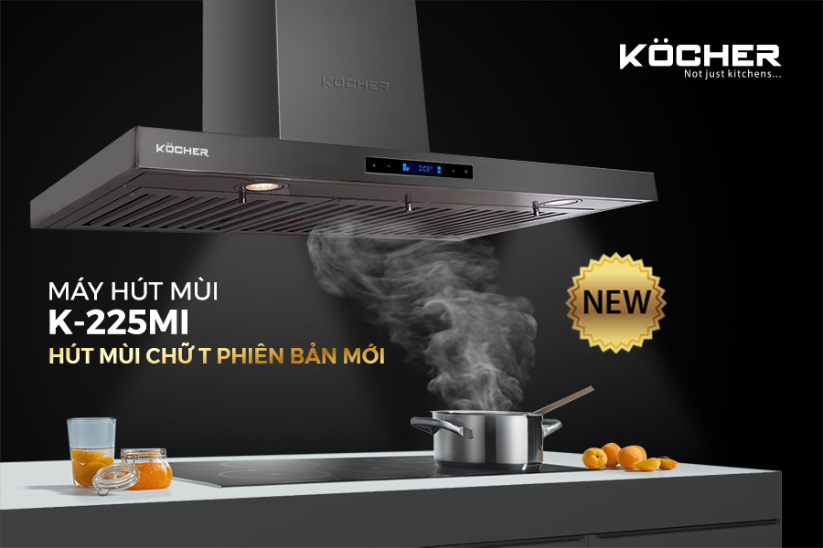Máy hút mùi kính vác Kocher K-225MI tại thành phố Hồ Chí Minh