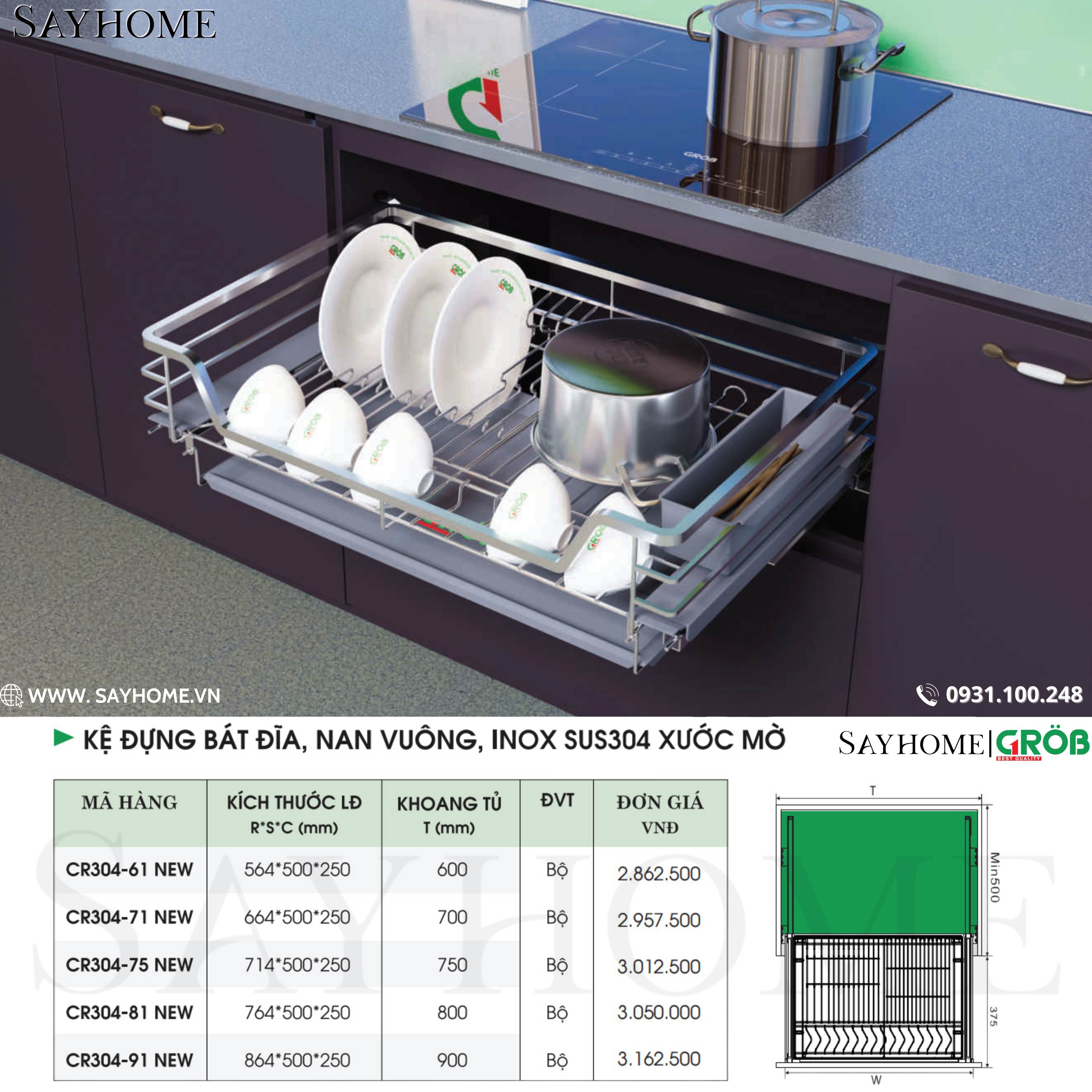 COMBO Phụ kiện tủ bếp cao cấp GROB - Combo 10 tại thành phố Hồ Chí Minh