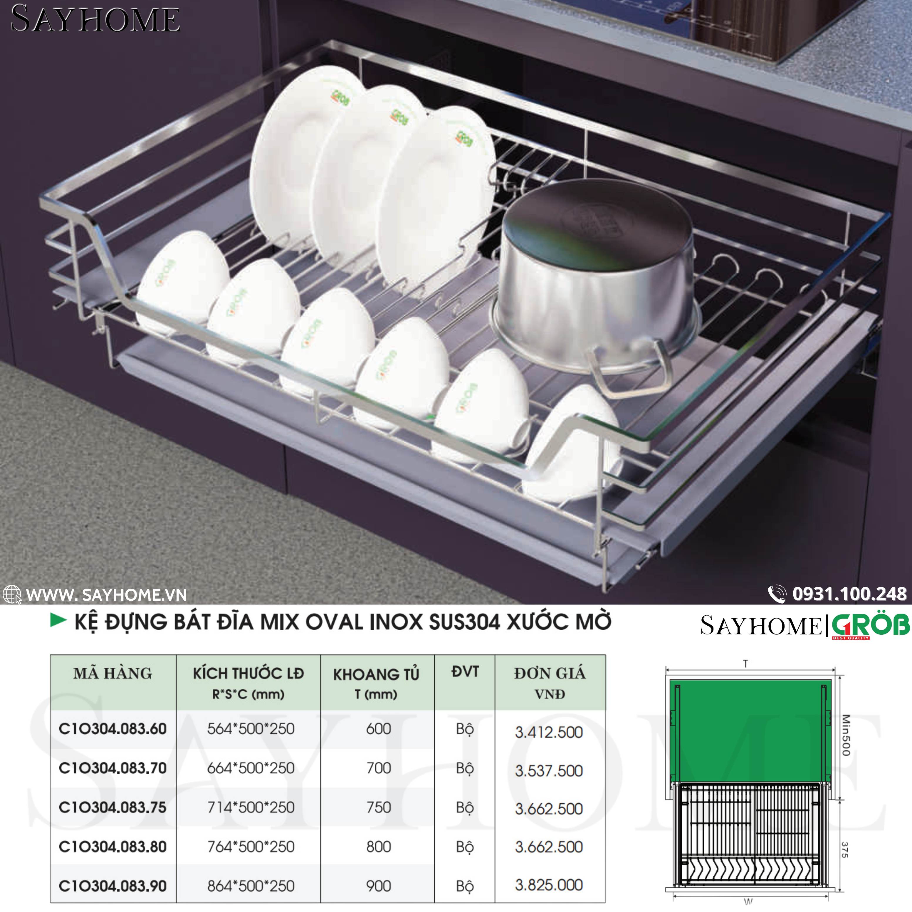 COMBO Phụ kiện tủ bếp cao cấp GROB - Combo 3 tại thành phố Hồ Chí Minh