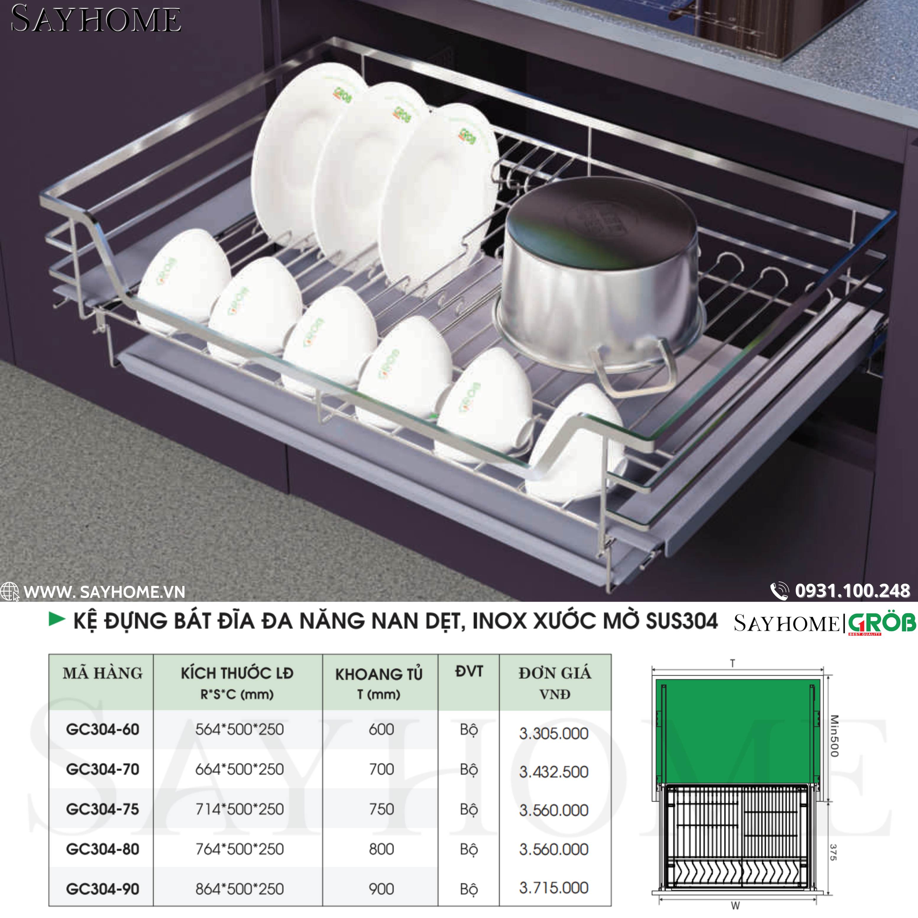 COMBO Phụ kiện tủ bếp cao cấp GROB - Combo 6 tại thành phố Hồ Chí Minh