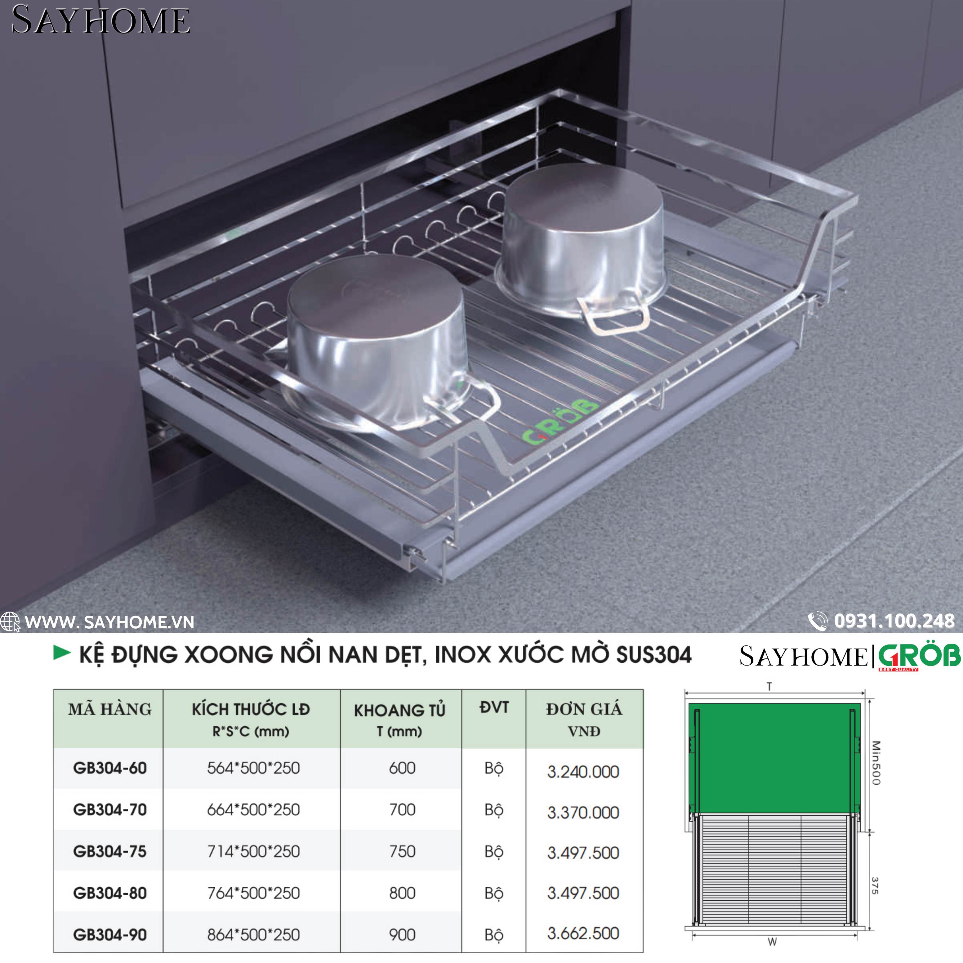 COMBO Phụ kiện tủ bếp cao cấp GROB - Combo 5 tại thành phố Hồ Chí Minh