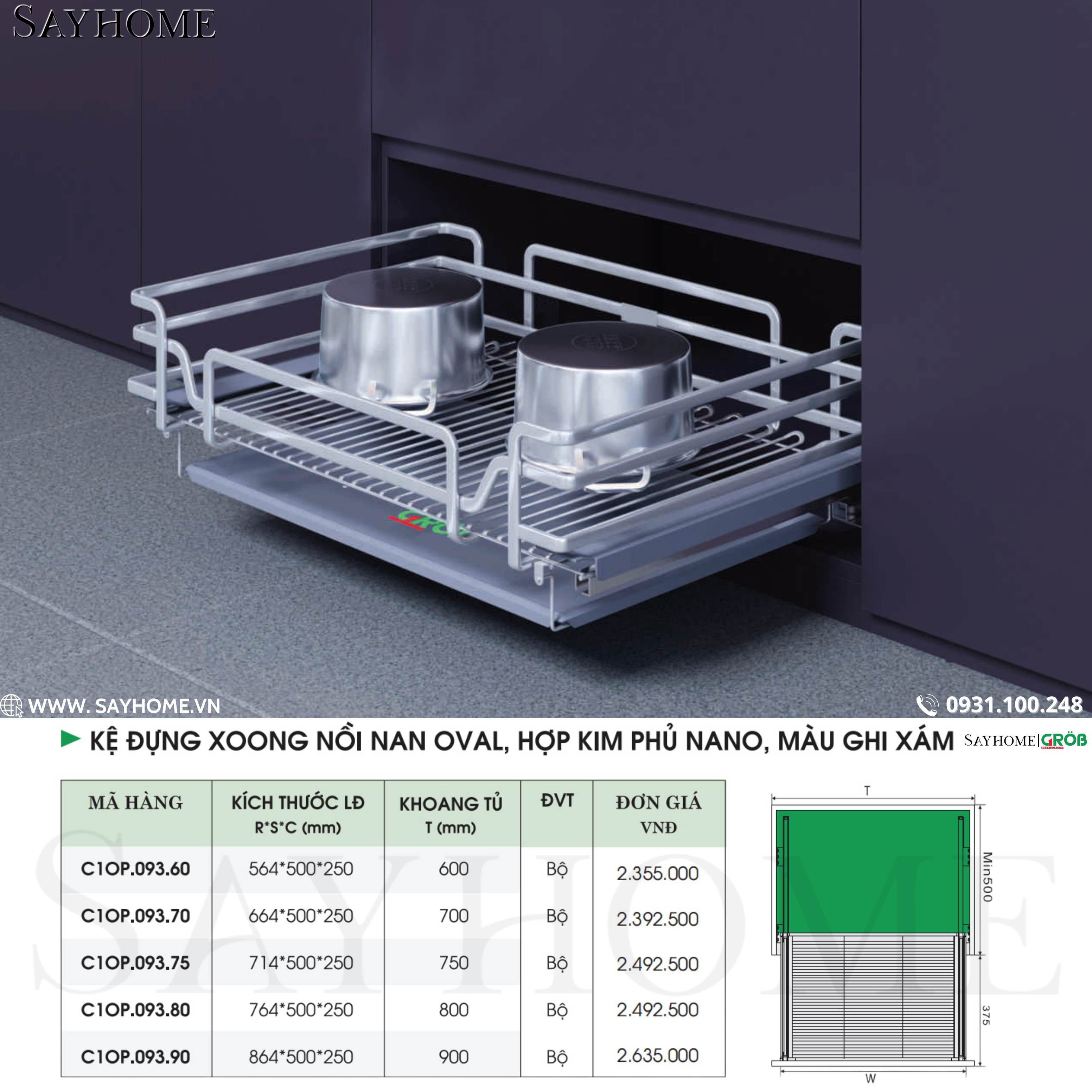 COMBO Phụ kiện tủ bếp cao cấp GROB - Combo 11 tại thành phố Hồ Chí Minh