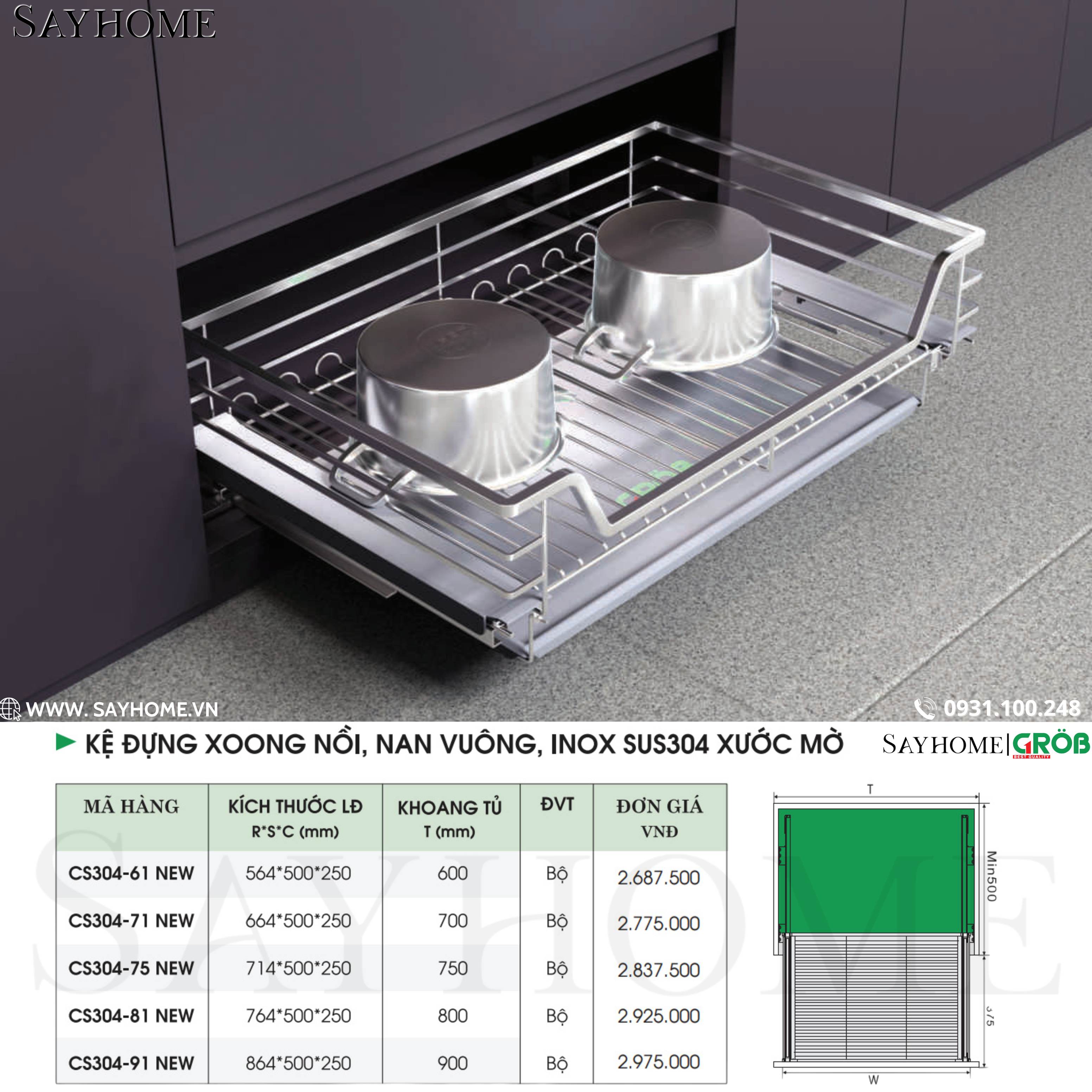 COMBO Phụ kiện tủ bếp cao cấp GROB - Combo 10 tại thành phố Hồ Chí Minh