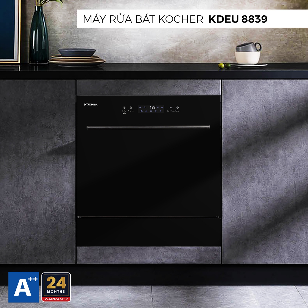 Máy rửa bát Kocher KDEU 8839 tại thành phố Hồ Chí Minh