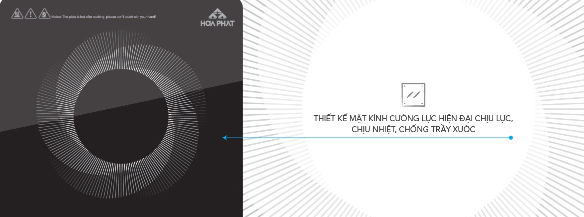 Bếp điện từ đơn Hoà Phát HPC D11A2 tại thành phố Hồ Chí Minh