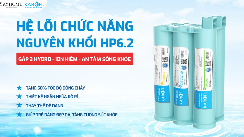 Máy lọc nước nóng lạnh ion kiềm KAROFI 12 lõi lọc KAE-S86 tại thánh phố Hồ Chí Minh