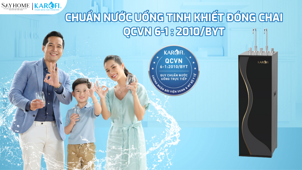 Máy lọc nước nóng lạnh tủ đứng 11 lõi lọc KAROFI KAD-D66S PRO tại thành phố Hồ Chí Minh