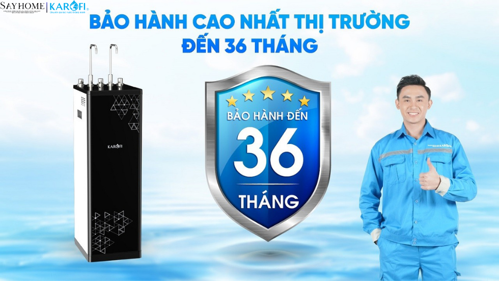 Máy lọc nước nóng lạnh tủ đứng 11 lõi lọc KAROFI KAD-D66S tại thành phố Hồ Chí Minh