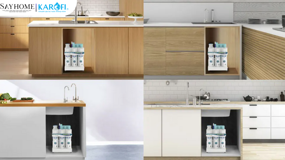 Máy lọc nước để gầm 10 lõi lọc KAROFI KAQ-U50K - NEW 2025 tại thành phố Hồ Chí Minh