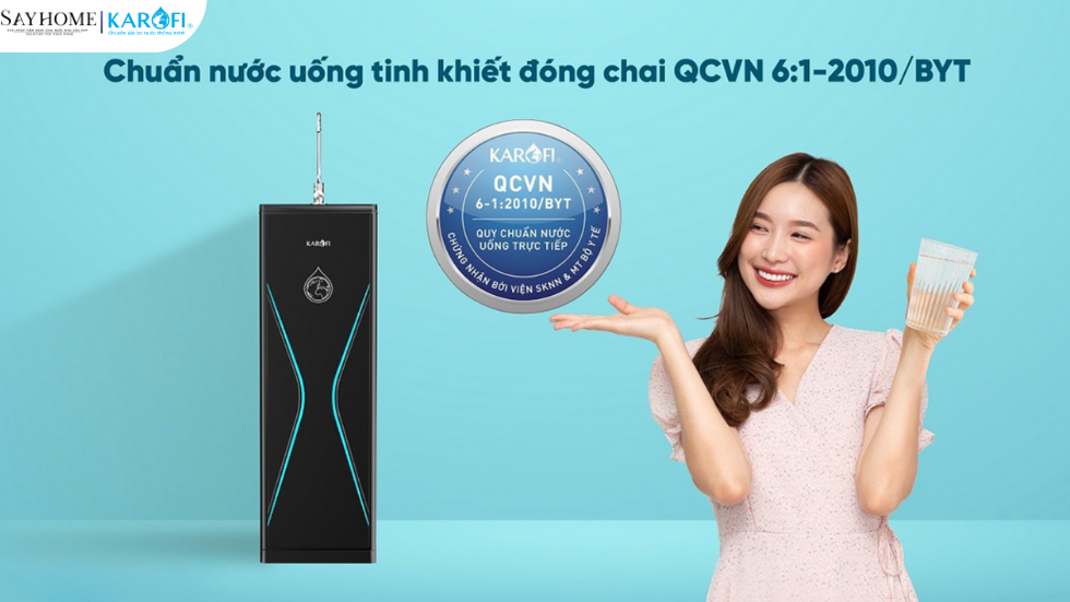 Máy lọc nước tủ đứng KAROFI 10 lõi lọc KAQ-D36 tại thành phố Hồ Chí Minh