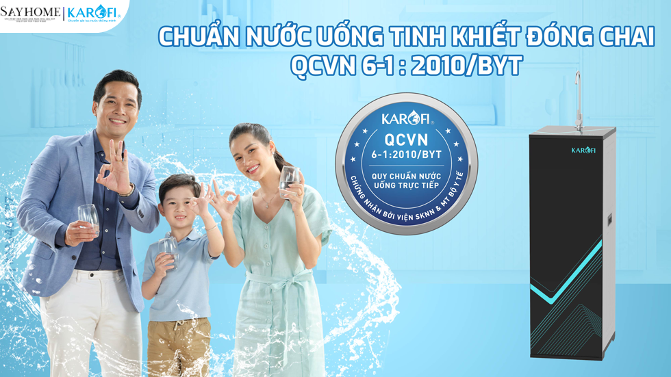 Máy lọc nước tủ đứng 11 lõi lọc KAROFI KAQ-L06 tại thành phố Hồ Chí Minh
