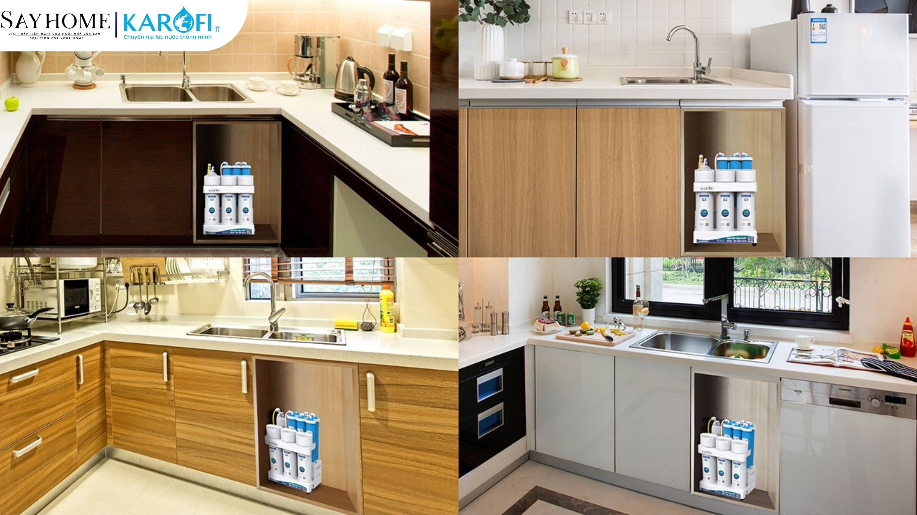Máy lọc nước RO để gầm 10 lõi lọc KAROFI KAQ-U03 PRO - NEW 2025 tại thành phố Hồ Chí Minh