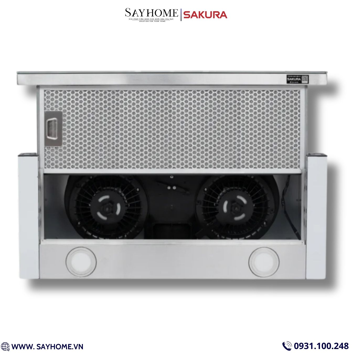 Máy hút mùi âm tủ ray khéo SAKURA SR-3630AS tại thành phố Hồ Chí Minh