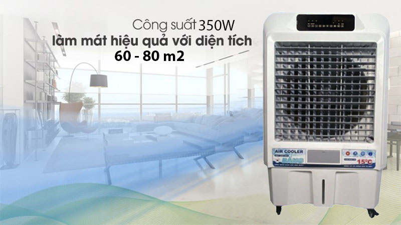 Máy quạt làm mát hơi nước 100L Hakari HK-90 Cảm ứng và Điều Khiển Từ Xa - Chính hãng tại thành phố Hồ Chí Minh