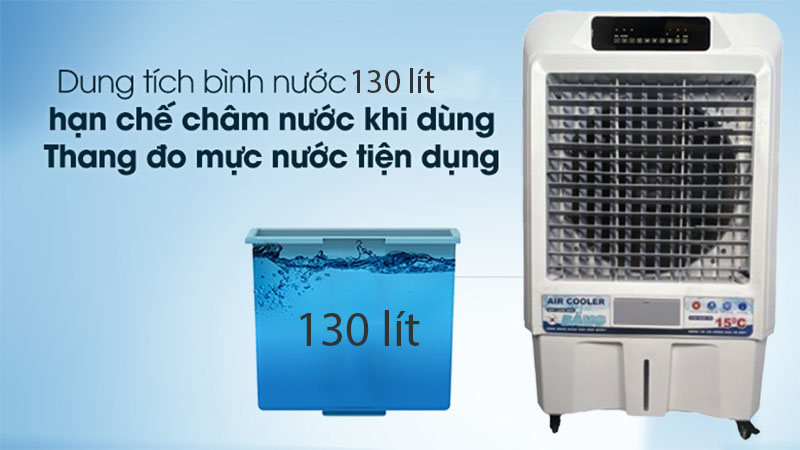 Máy quạt làm mát hơi nước 100L Hakari HK-90 Cảm ứng và Điều Khiển Từ Xa - Chính hãng tại thành phố Hồ Chí Minh