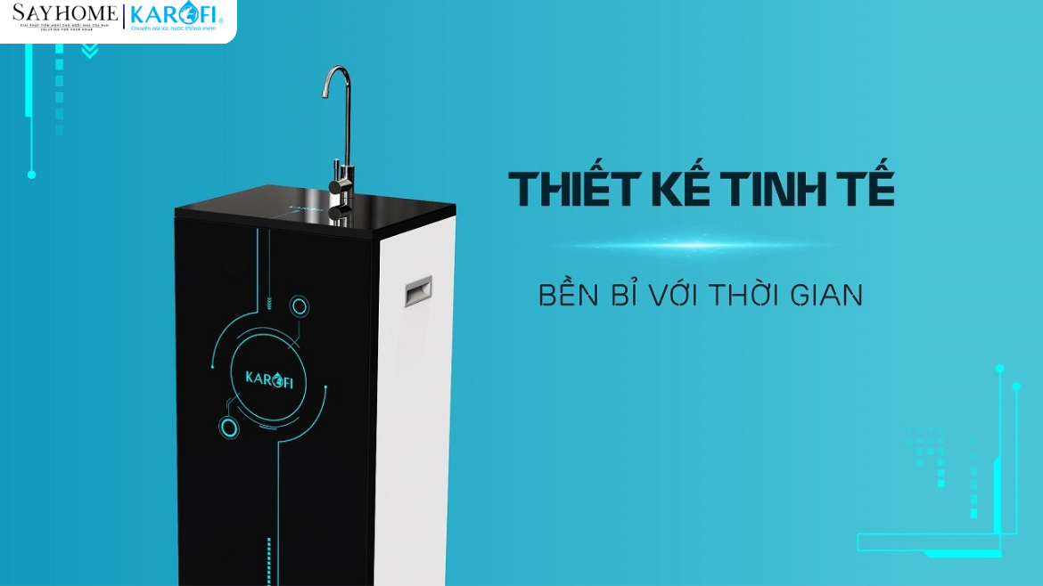 Máy lọc nước Karofi 10 lõi lọc ERO100V tại thành phố Hồ Chí Minh