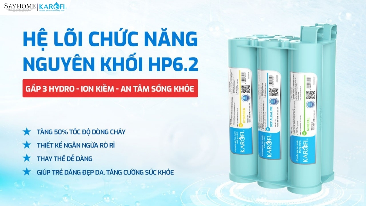 Máy lọc nước nóng lạnh Hydro-ion kiềm 13 lõi lọc Karofi KAE-S88 PROMAX tại thành phố Hò Chí Minh