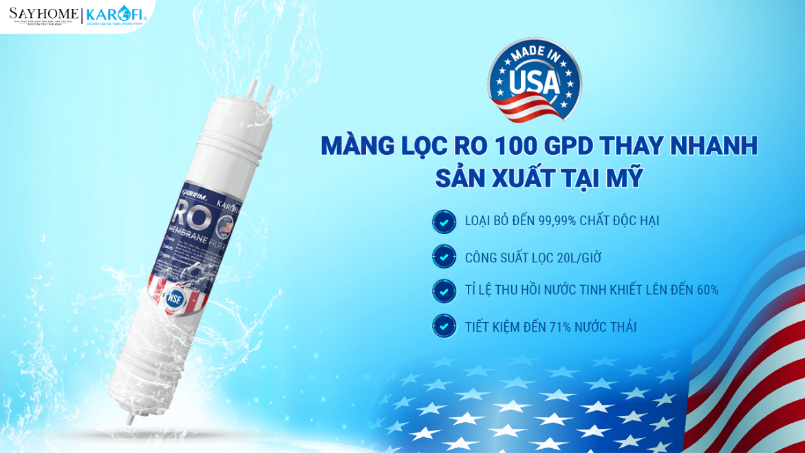 Máy lọc nước nóng lạnh Karofi 11 lõi lọc KAD-X68 tại thành phố Hồ Chí Minh